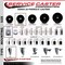 Service Caster 3.5'' Phenolic Wheel Swivel Top Plate Caster Set with 2 Posi Brakes 2 Rigid, 4PK SCC-20S3514-PHS-PLB-2-R-2 - alternate 6